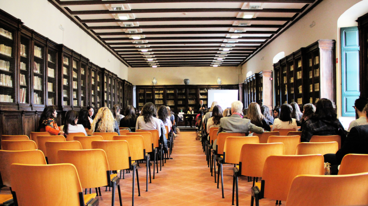 An image of a training room with students